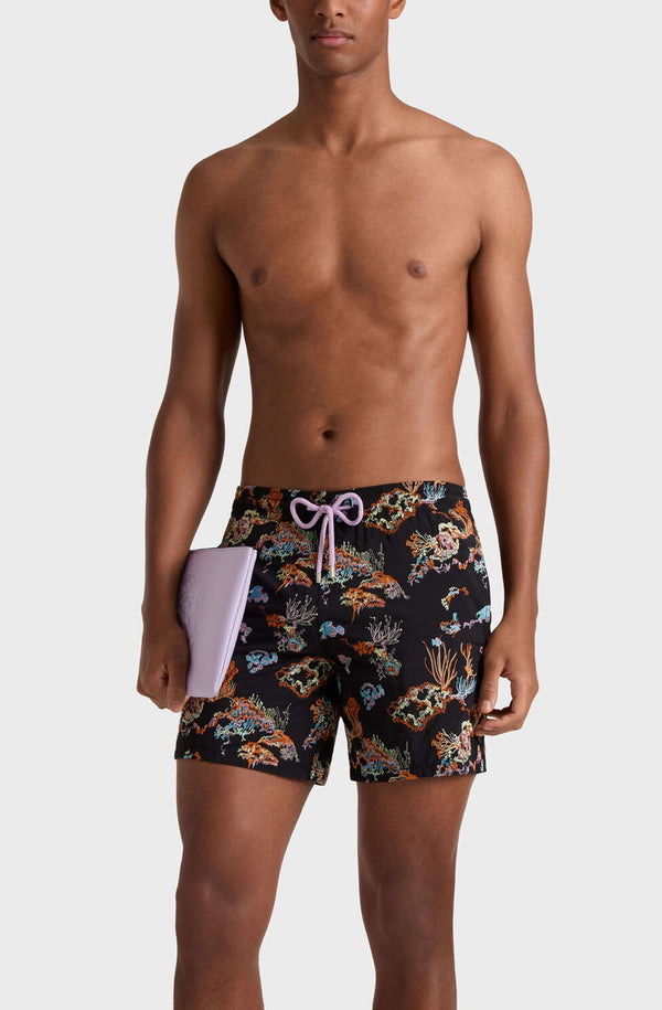 VILEBREQUIN Men Embroidered Swim Shorts Coral Reef - Limited Edition