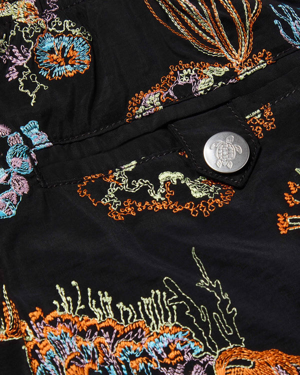 VILEBREQUIN Men Embroidered Swim Shorts Coral Reef - Limited Edition