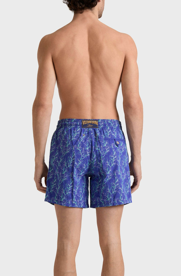 VILEBREQUIN Men Embroidered Swim Shorts X-Ray Seaweed - Limited Edition