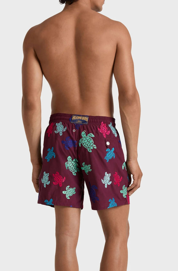 VILEBREQUIN Men Embroidered Swim Shorts Ronde des Tortues - Limited Edition