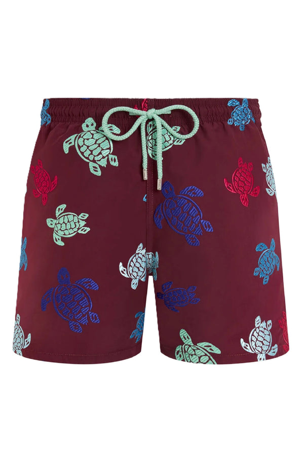 VILEBREQUIN Men Embroidered Swim Shorts Ronde des Tortues - Limited Edition