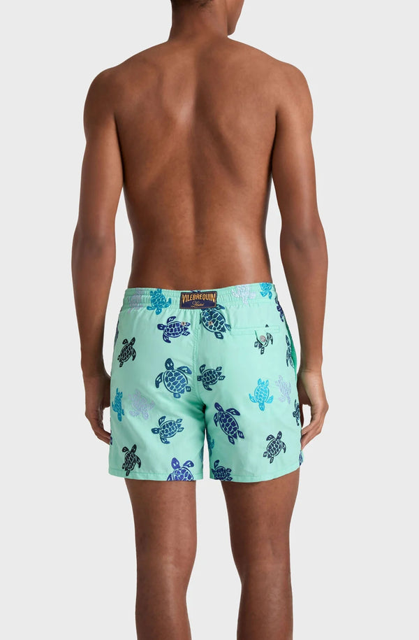VILEBREQUIN Men Embroidered Swim Shorts Ronde des Tortues - Limited Edition