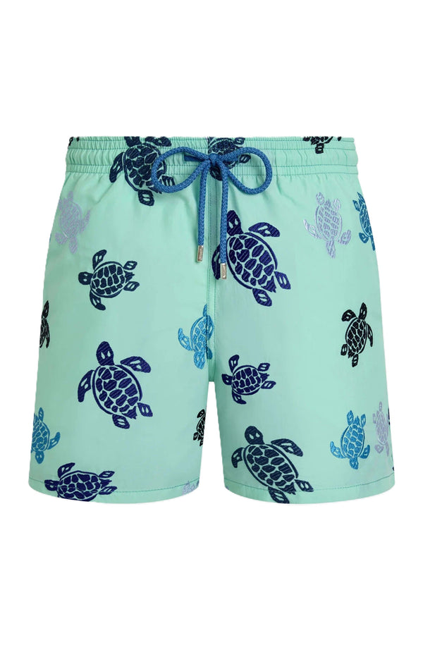 VILEBREQUIN Men Embroidered Swim Shorts Ronde des Tortues - Limited Edition