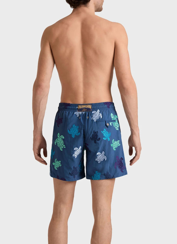 VILEBREQUIN Men Embroidered Swim Shorts Ronde des Tortues - Limited Edition