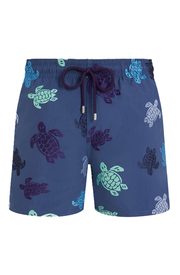 VILEBREQUIN Men Embroidered Swim Shorts Ronde des Tortues - Limited Edition