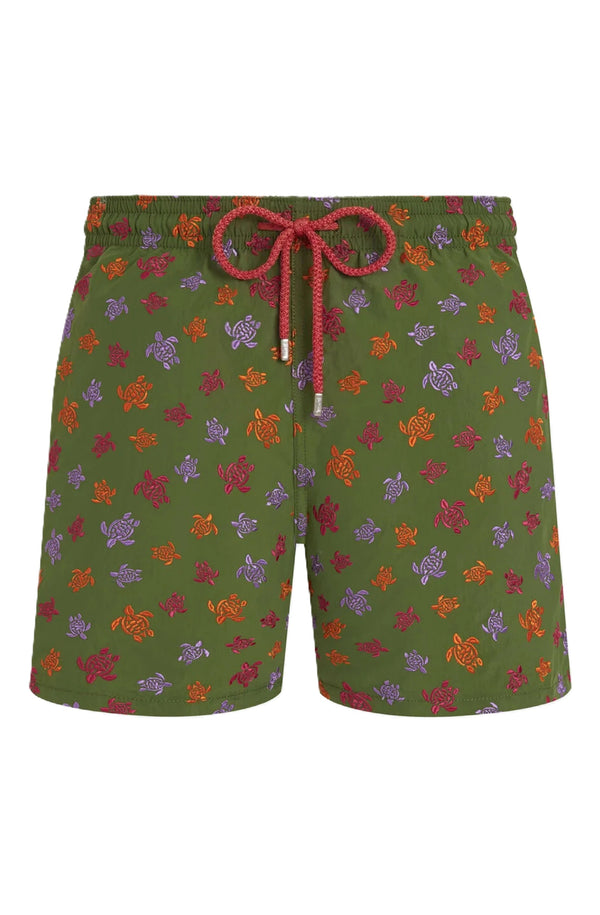 VILEBREQUIN Men Embroidered Swim Shorts Micro Ronde des Tortues - Limited Edition