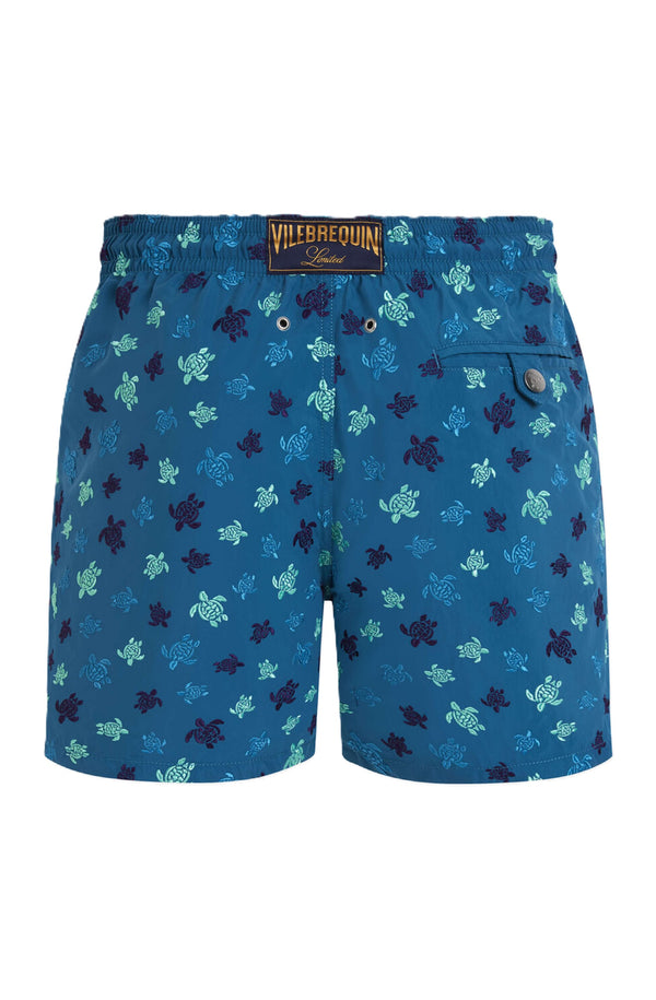 VILEBREQUIN Men Embroidered Swim Shorts Micro Ronde des Tortues - Limited Edition