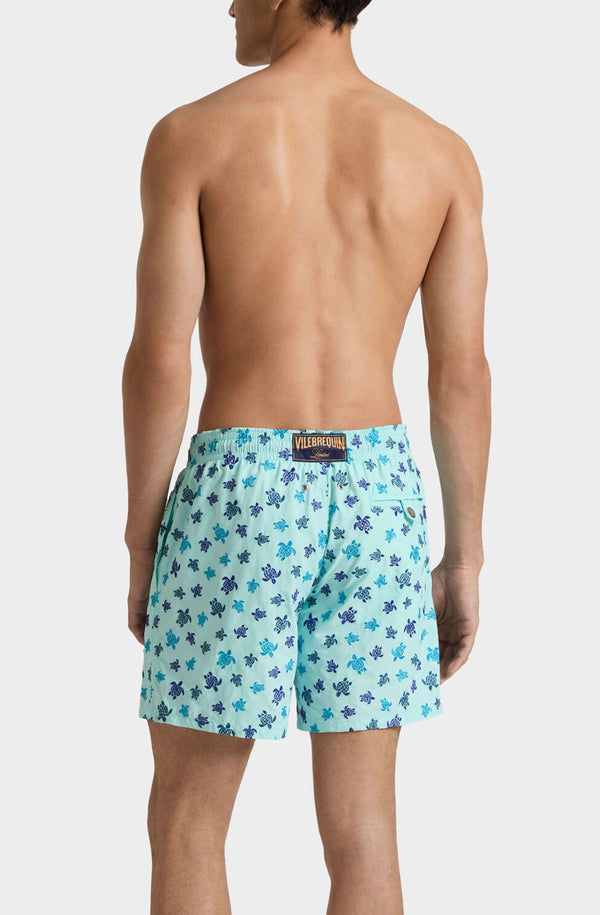 VILEBREQUIN Men Embroidered Swim Shorts Micro Ronde des Tortues - Limited Edition