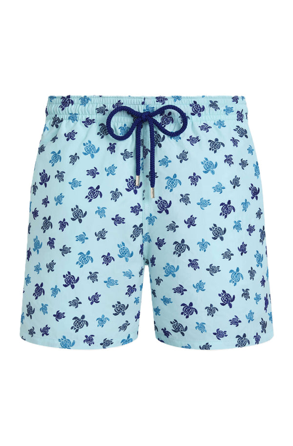 VILEBREQUIN Men Embroidered Swim Shorts Micro Ronde des Tortues - Limited Edition
