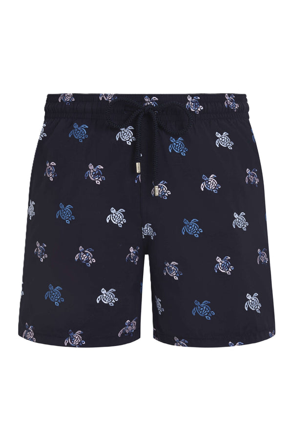 VILEBREQUIN Men Embroidered Swim Shorts Micro Tortues Diagonales - Limited Edition