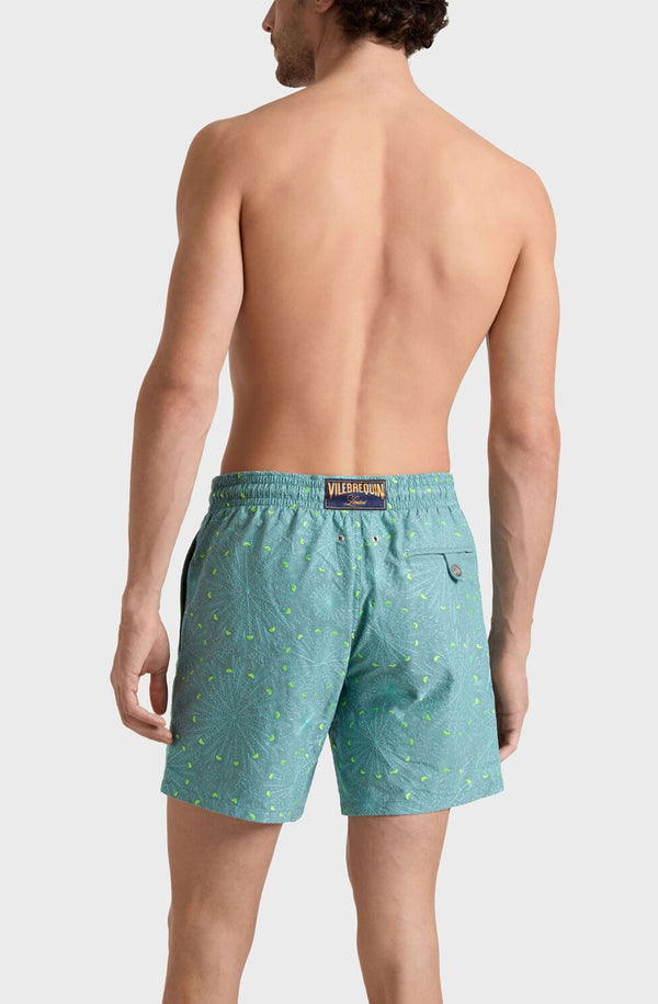VILEBREQUIN Men Embroidered Swim Shorts Mosaic Urchin - Limited Edition