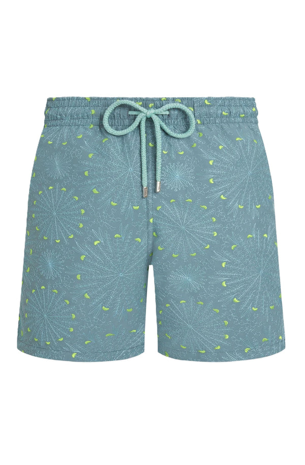 VILEBREQUIN Men Embroidered Swim Shorts Mosaic Urchin - Limited Edition