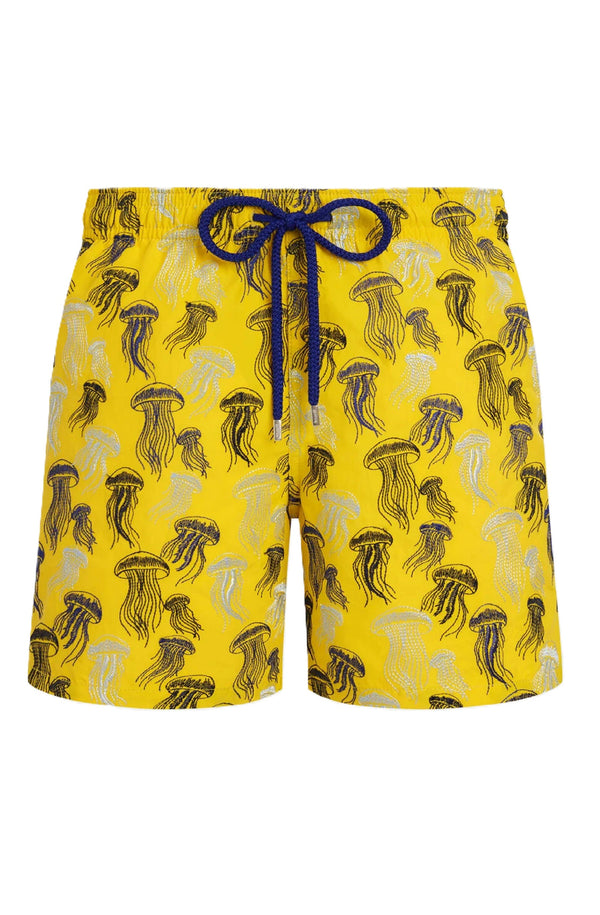 VILEBREQUIN Men Embroidered Swim Shorts Jellyfish Dance - Limited Edition