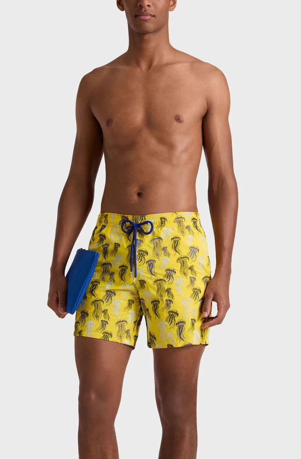 VILEBREQUIN Men Embroidered Swim Shorts Jellyfish Dance - Limited Edition