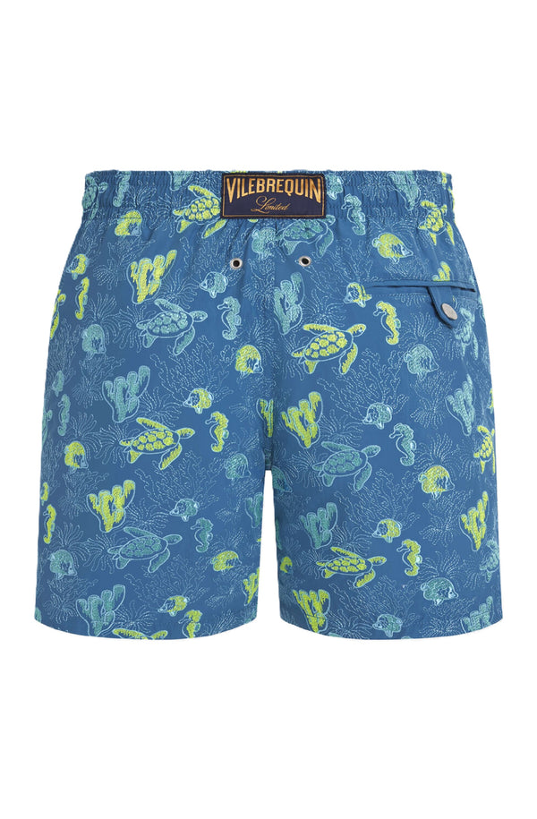 VILEBREQUIN Men Embroidered Swim Shorts Aquatic Life - Limited Edition
