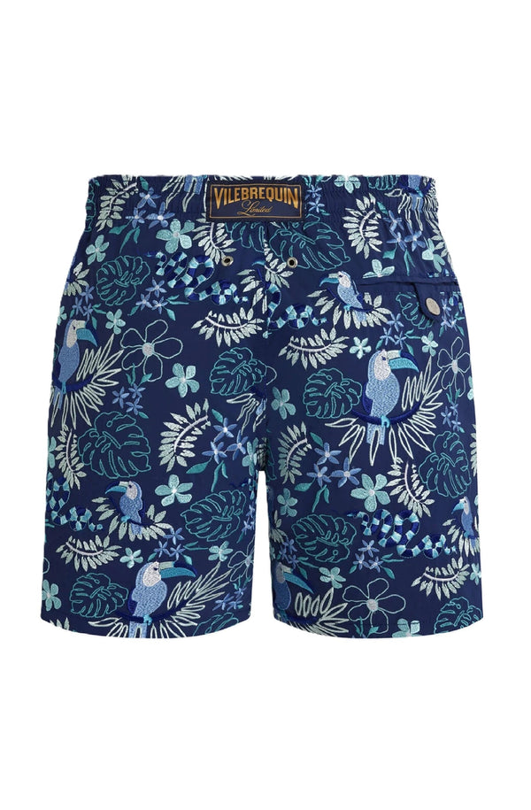 VILEBREQUIN Men Embroidered Swim Shorts Papel de Embrulho - Limited Edition