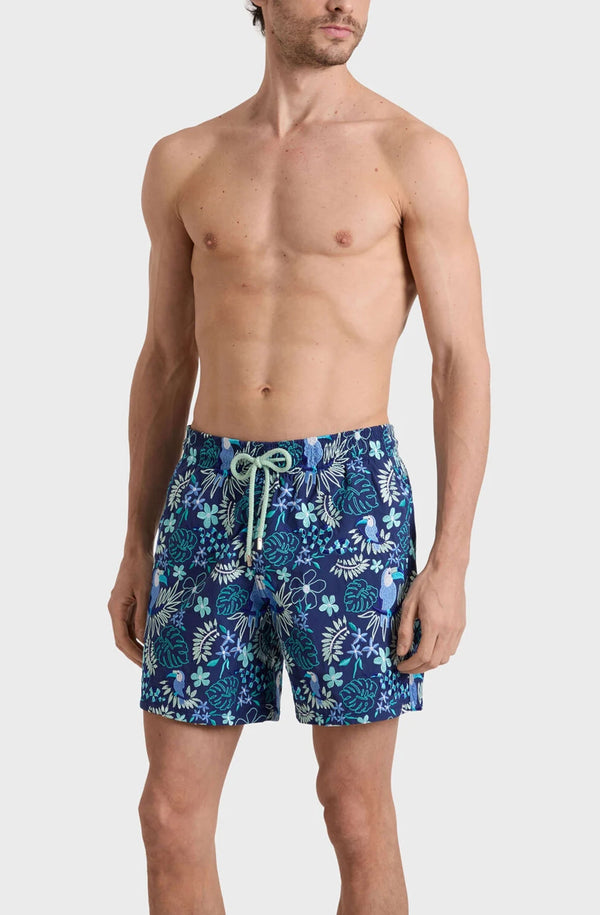 VILEBREQUIN Men Embroidered Swim Shorts Papel de Embrulho - Limited Edition