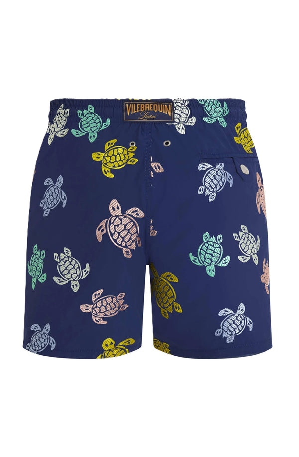 VILEBREQUIN Men Embroidered Swim Shorts Ronde des Tortues - Limited Edition