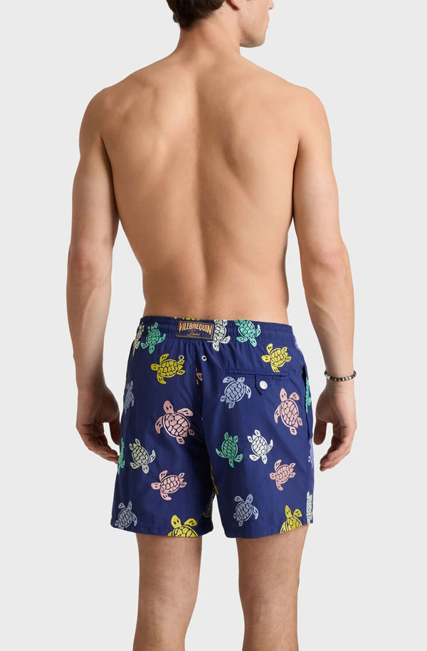 VILEBREQUIN Men Embroidered Swim Shorts Ronde des Tortues - Limited Edition