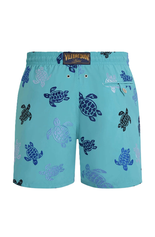 VILEBREQUIN Men Embroidered Swim Shorts Ronde des Tortues - Limited Edition