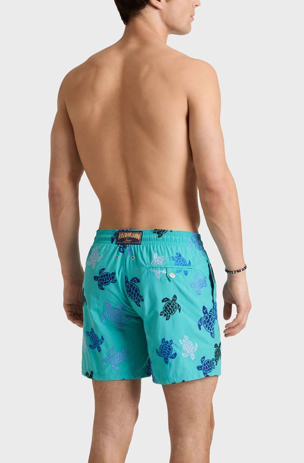VILEBREQUIN Men Embroidered Swim Shorts Ronde des Tortues - Limited Edition