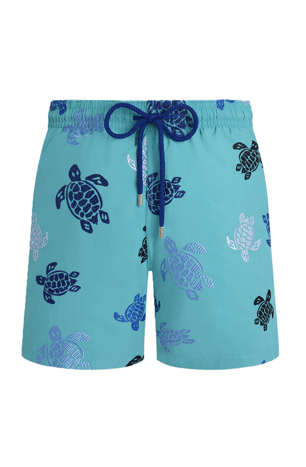 VILEBREQUIN Men Embroidered Swim Shorts Ronde des Tortues - Limited Edition