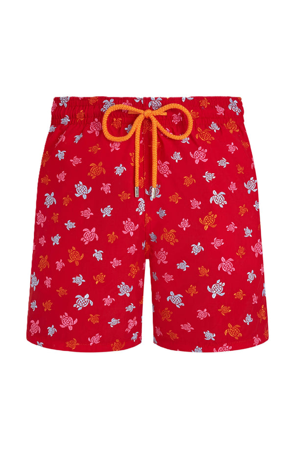 VILEBREQUIN Men Embroidered Swim Shorts Micro Ronde des Tortues - Limited Edition