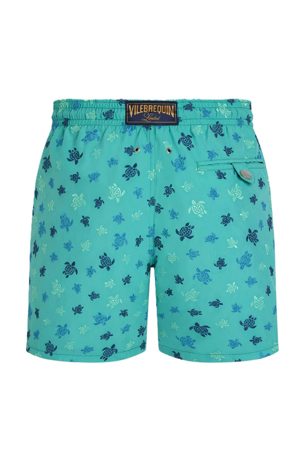 VILEBREQUIN Men Embroidered Swim Shorts Micro Ronde des Tortues - Limited Edition