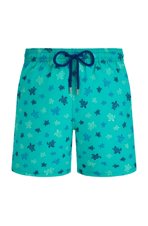 VILEBREQUIN Men Embroidered Swim Shorts Micro Ronde des Tortues - Limited Edition