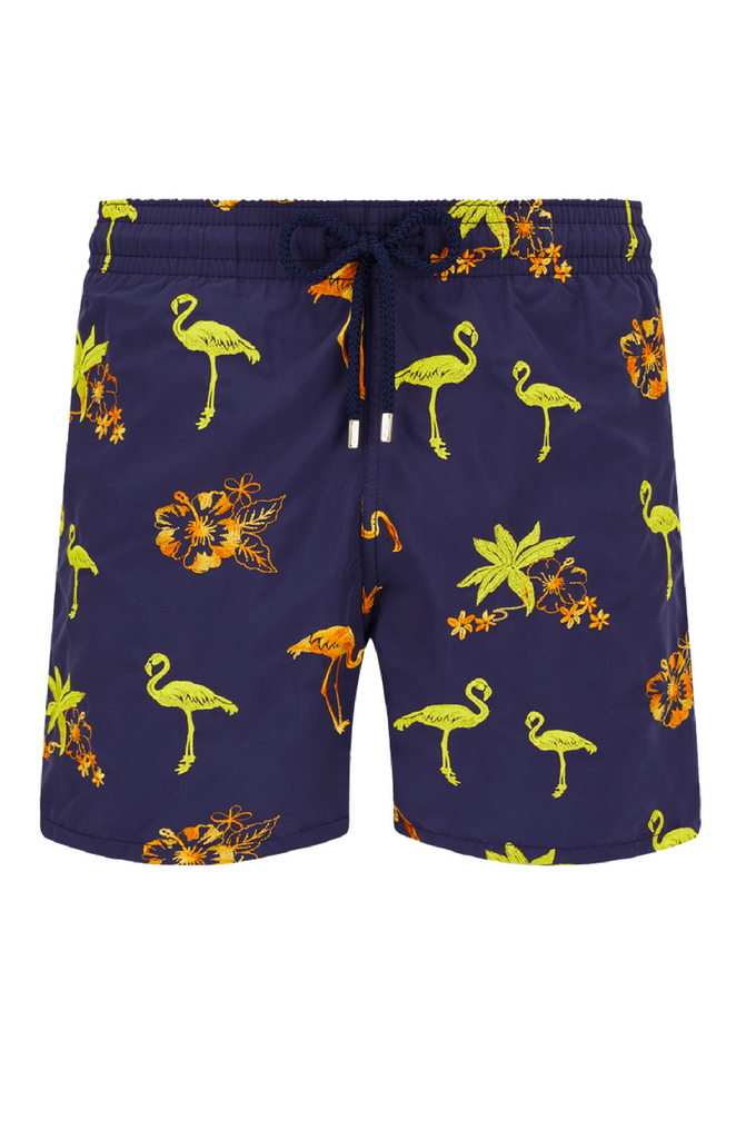 Vilebrequin Men Swimwear Embroidered 2012 Flamants Rose - Limited Edition