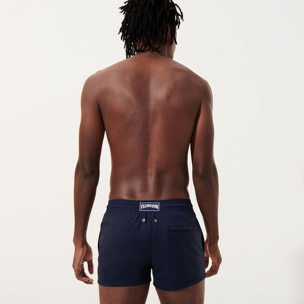 VILEBREQUIN Men Short Woolen Swim Trunks Micro Carreaux- Vilebrequin x The Woolmark Company