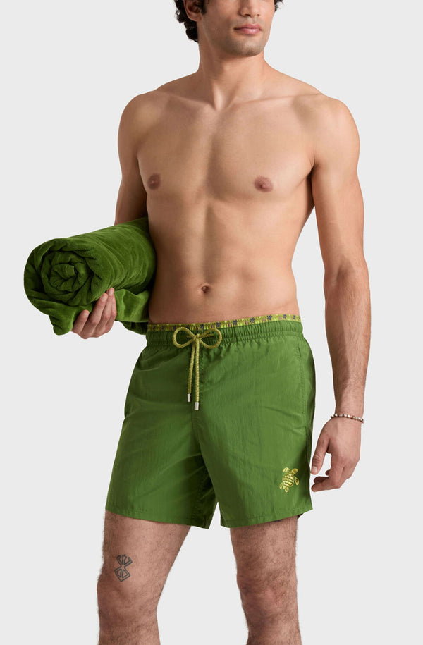 VILEBREQUIN Men Swim Shorts Bicolor Micro Ronde des Tortues