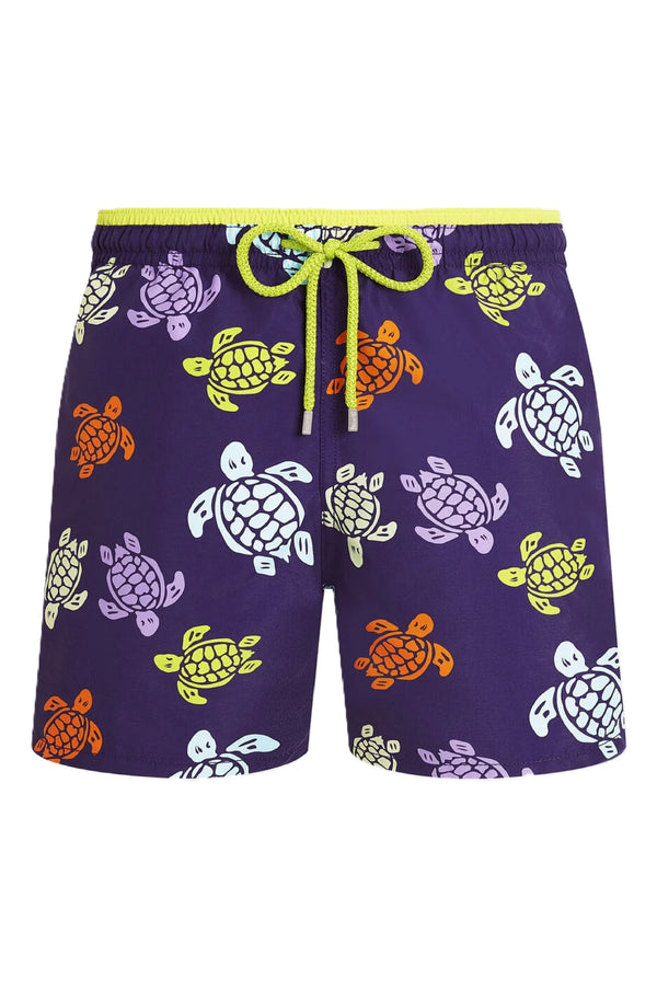 VILEBREQUIN Men Bicolor Swim Shorts Tortues Multicolores