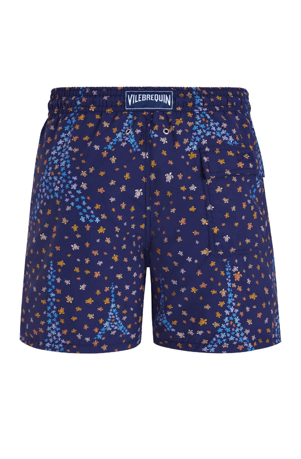 VILEBREQUIN Men Swim Shorts Eiffel Turtles
