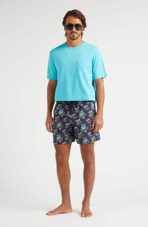 VILEBREQUIN Men Swim Shorts Landscapes Turtles