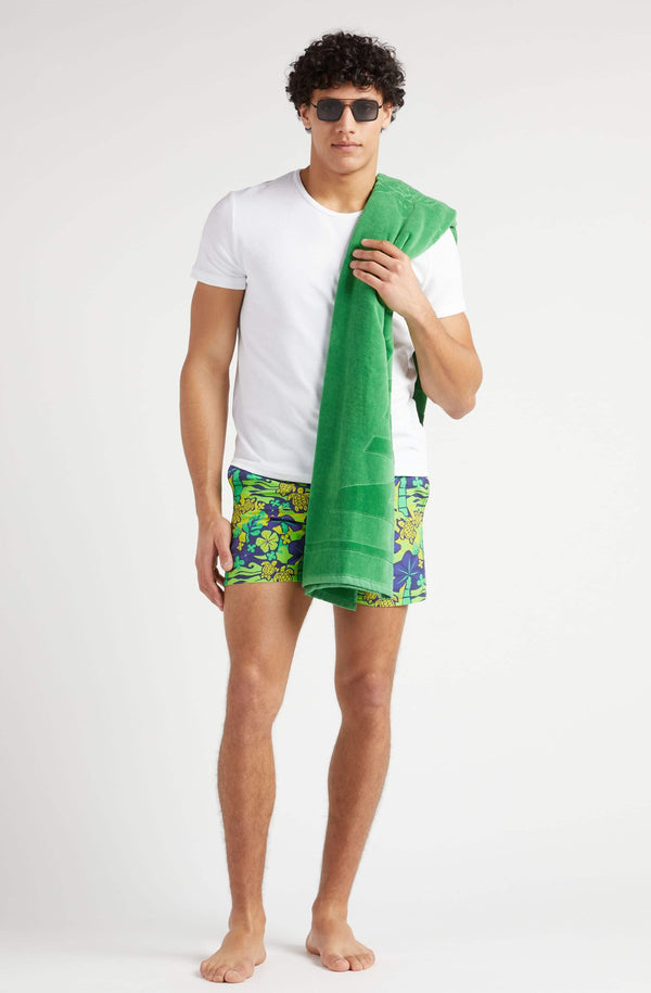 VILEBREQUIN Men Swim Shorts Monoi Turtles