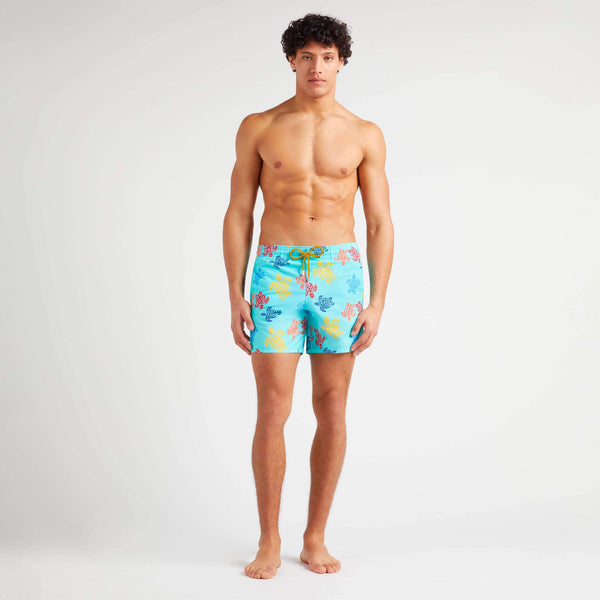 VILEBREQUIN Men Swim Shorts Ronde des Tortues Tricot - Vilebrequin x Falke