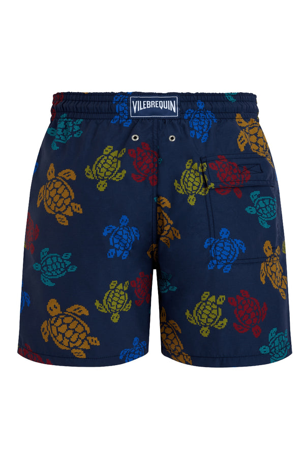 VILEBREQUIN Men Swim Shorts Ronde des Tortues Tricot - Vilebrequin x Falke