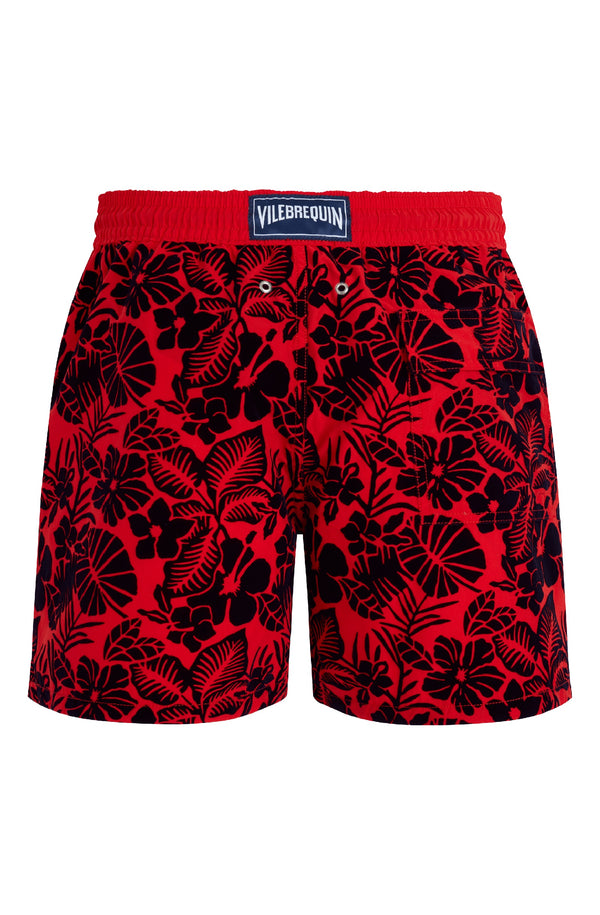 VILEBREQUIN Men Swim Shorts Flocked Flowers