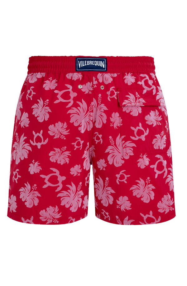 VILEBREQUIN Men Swim Shorts Flocked Turtle Heart Tahiti
