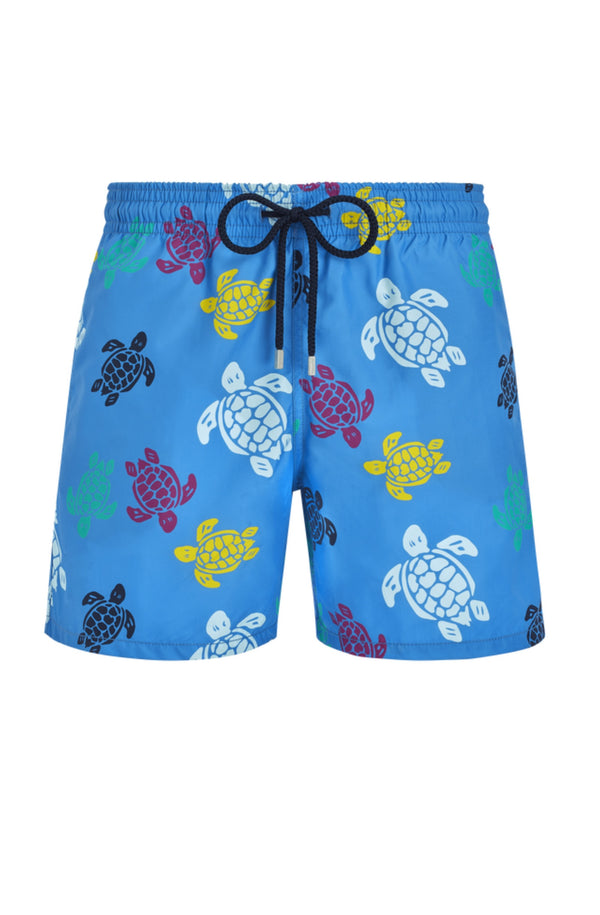VILEBREQUIN Men Swim Shorts Ronde des Tortues Multicolor