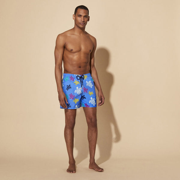 VILEBREQUIN Men Swim Shorts Ronde des Tortues Multicolor