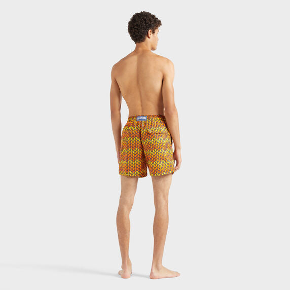 VILEBREQUIN Men Swim Shorts Herringbones Turtles