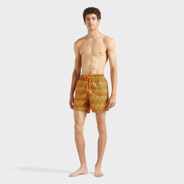 VILEBREQUIN Men Swim Shorts Herringbones Turtles