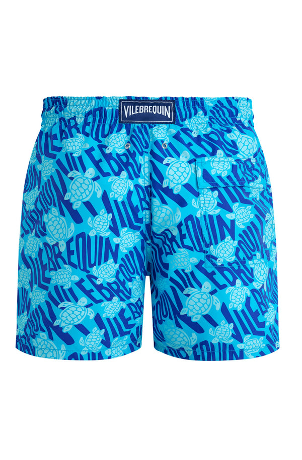 VILEBREQUIN Men Swim Shorts Ronde des Tortues Logo