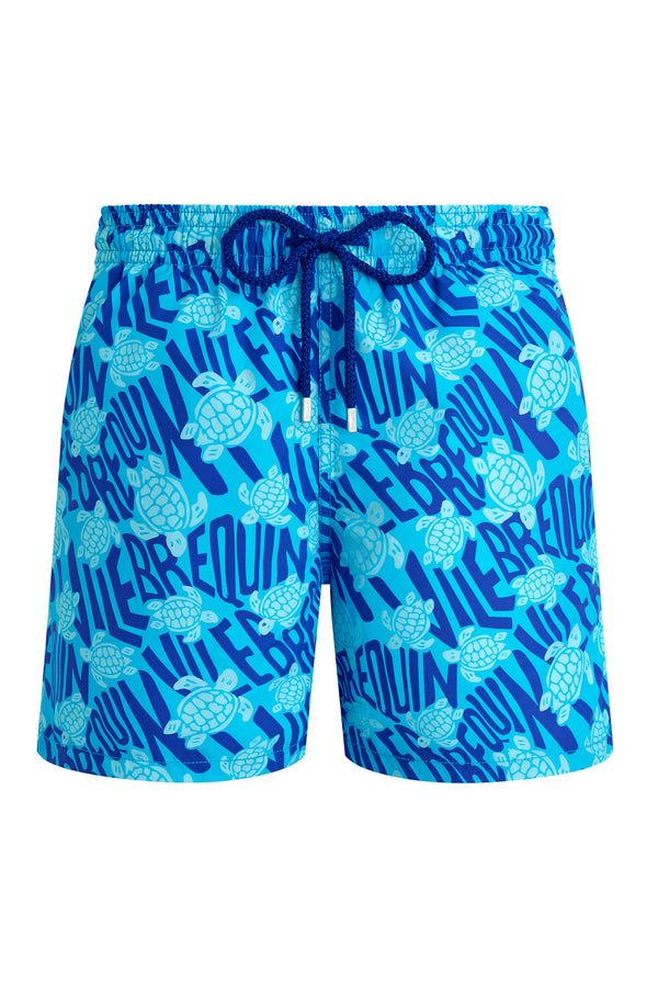VILEBREQUIN Men Swim Shorts Ronde des Tortues Logo