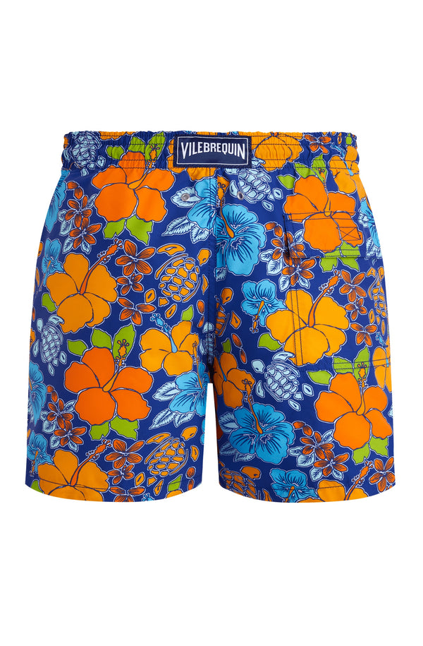 VILEBREQUIN Men Swim Shorts Tropical Turtles
