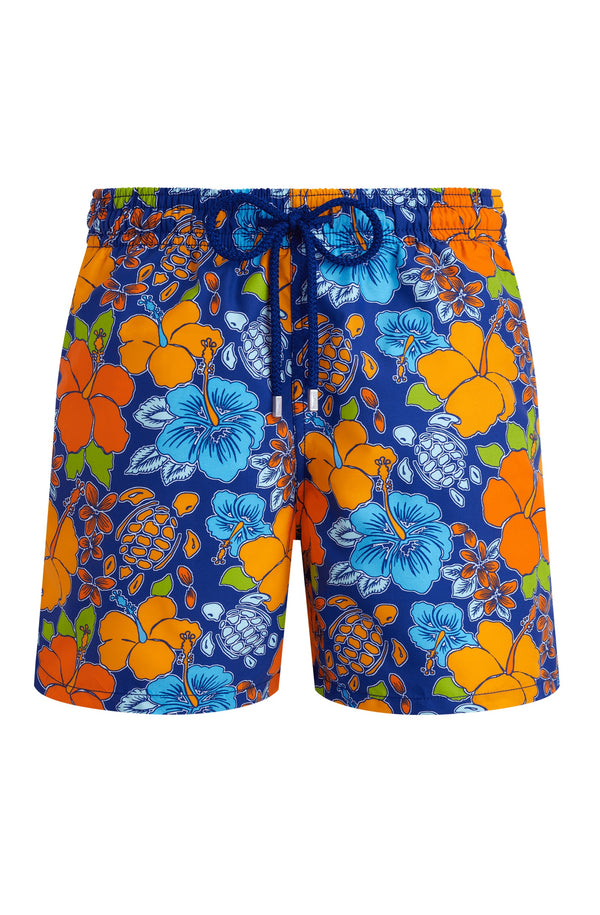 VILEBREQUIN Men Swim Shorts Tropical Turtles