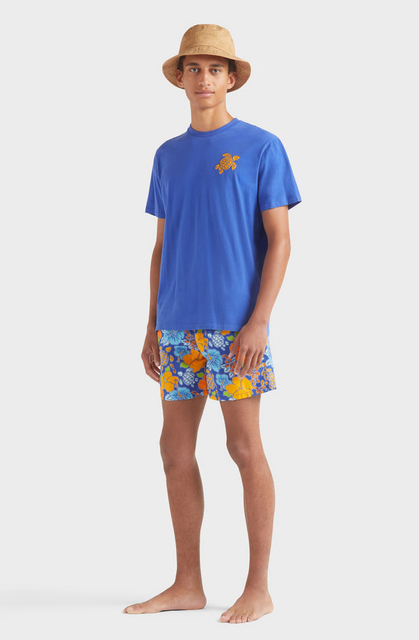 VILEBREQUIN Men Swim Shorts Tropical Turtles
