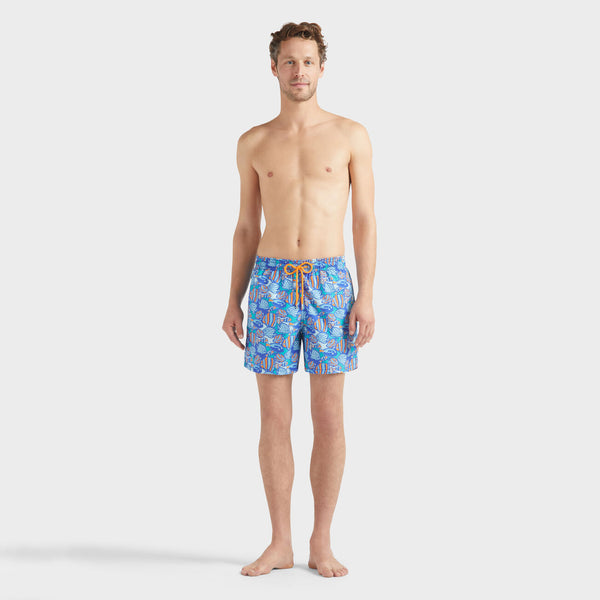 VILEBREQUIN Men Swim Shorts Fishy Vibes